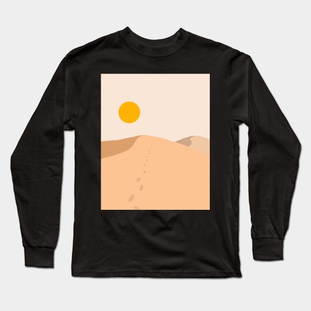 Dessert Landscape Long Sleeve T-Shirt by Trippycollage